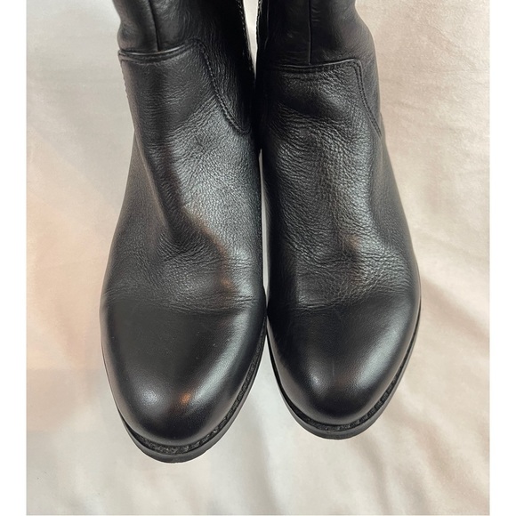 B. makowsky  Women’s Black Leather Over the knees Boots Size: 6 - Picture 5 of 15